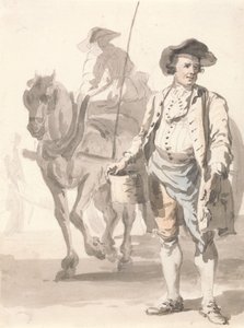 Grida di Londra: Un calderaio e sua moglie da Paul Sandby